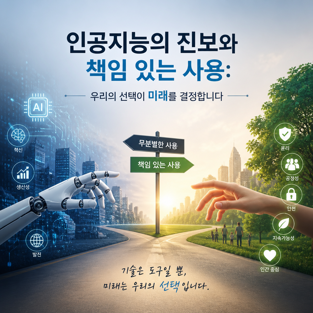 인공지능의 진보와 책임 있는 사용: 우리의 선택이 미래를 결정합니다